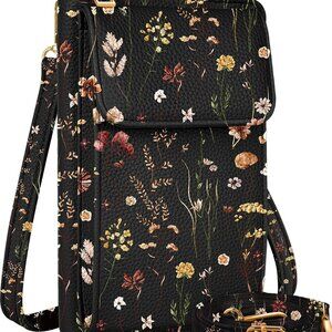 Cute Crossbody Purse Cell Phone Bags for Women - Leather Cellphone Wallet Purse